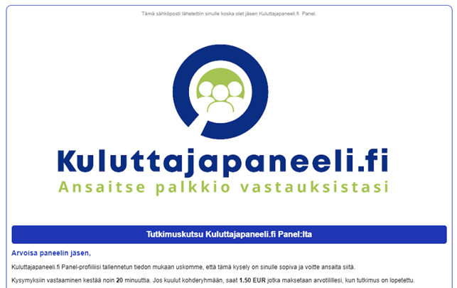 Kuluttajapaneeli.fi kokemuksia tienaa maksulliset netin kyselyillä